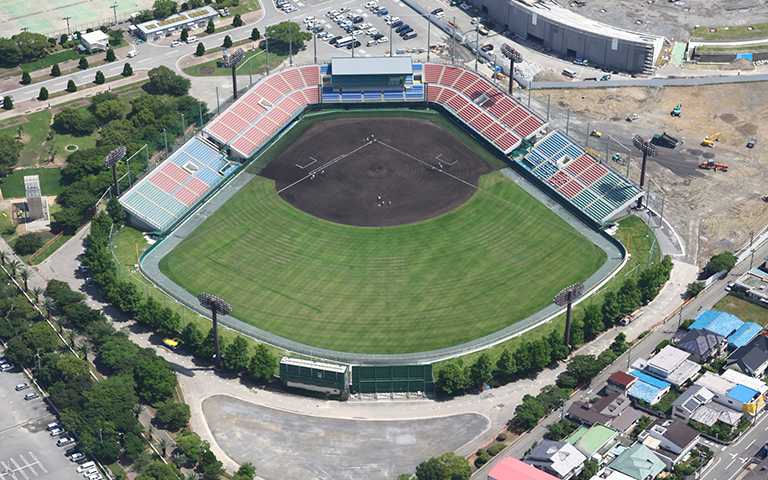 紀三井寺公園野球場メインスタンド改修建築工事