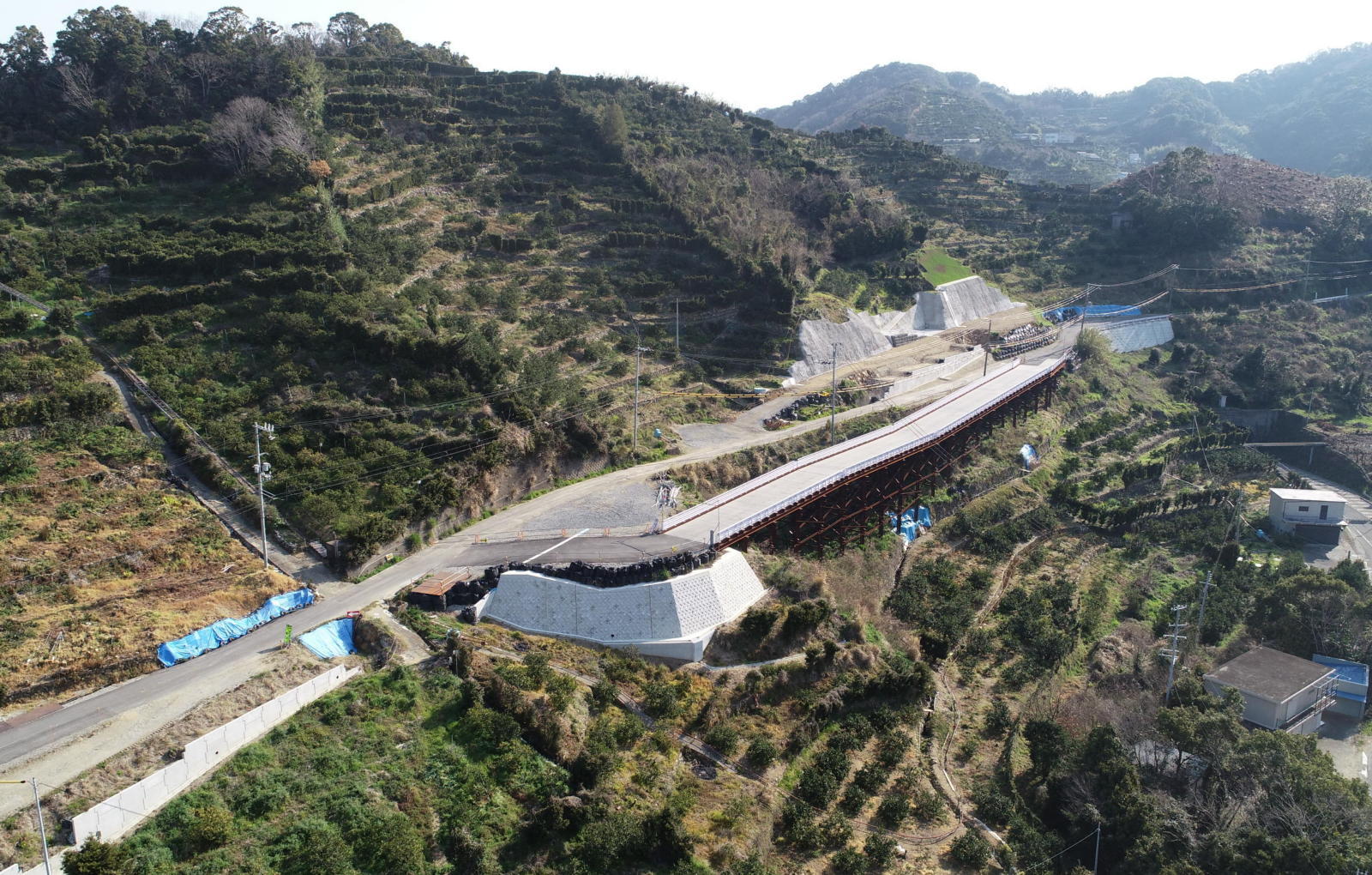 有田海南道路鰈川地区改良工事